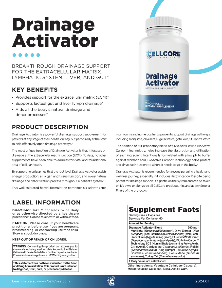 Drainage Activator - Cellcore