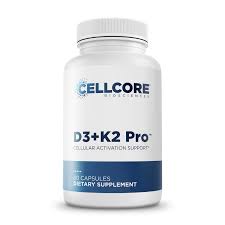 D3+K2 Pro Bone, Heart, & Immune Support - Cellcore