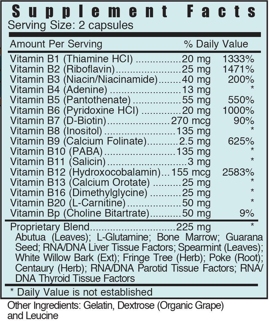 B16 16B – Vitamin B Stress Complex